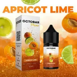 Сольова рідина Octobar Prime Apricot Lime 30 мл 50 мг.