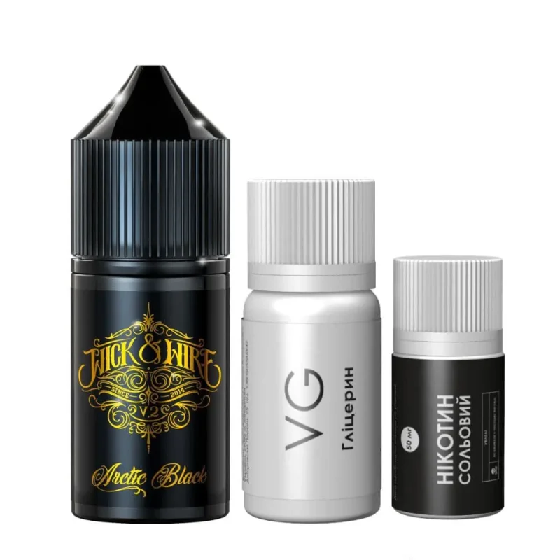 Сольова рідина Wick&Wire Arctic Black 30 мл 65 мг