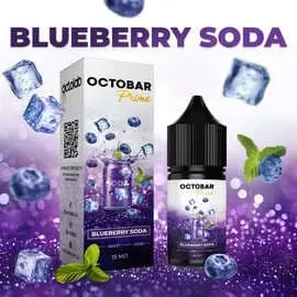 Сольова рідина Octobar Prime Blueberry Soda 30 мл 50 мг.