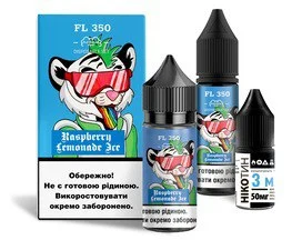 Сольова рідина FL 350 Raspberry Lemonade Ice 30 мл 25 мг