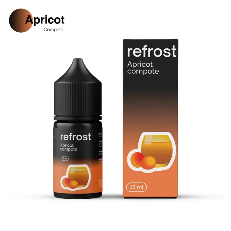 Сольова рідина Refrost Apricot Compote 30 мл 65 мг.