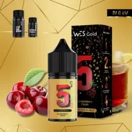 Сольова рідина Wes Gold Cherry Tea 30 мл 65 мг