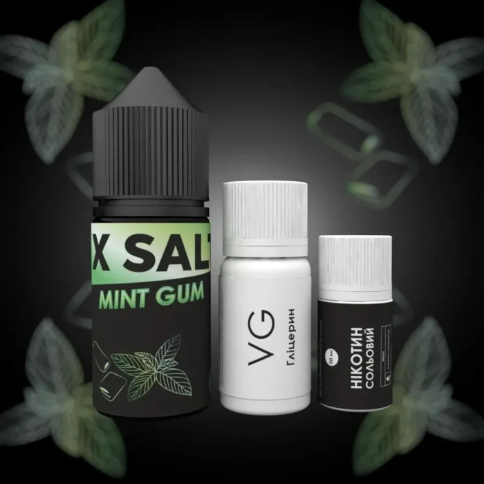 Купити Сольова рідина XSalt Mint Gum 30 мл. 65 мг в Україні – ціна, доставка