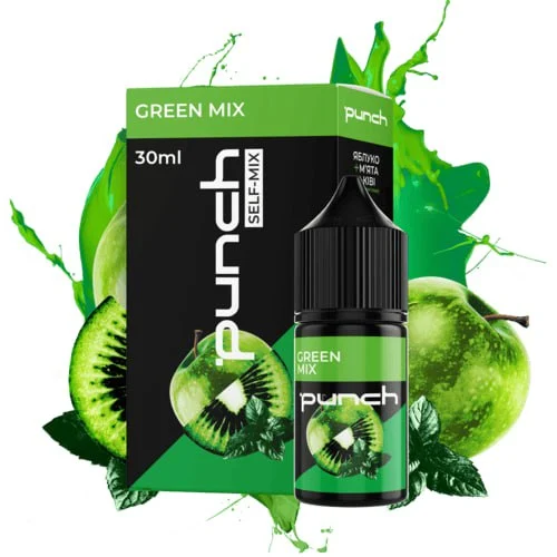 Сольова рідина PUNCH Green Mix 30 мл 65 мг