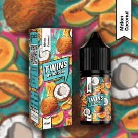Сольова рідина Twins Melon Coconut 30 мл 50 мг.